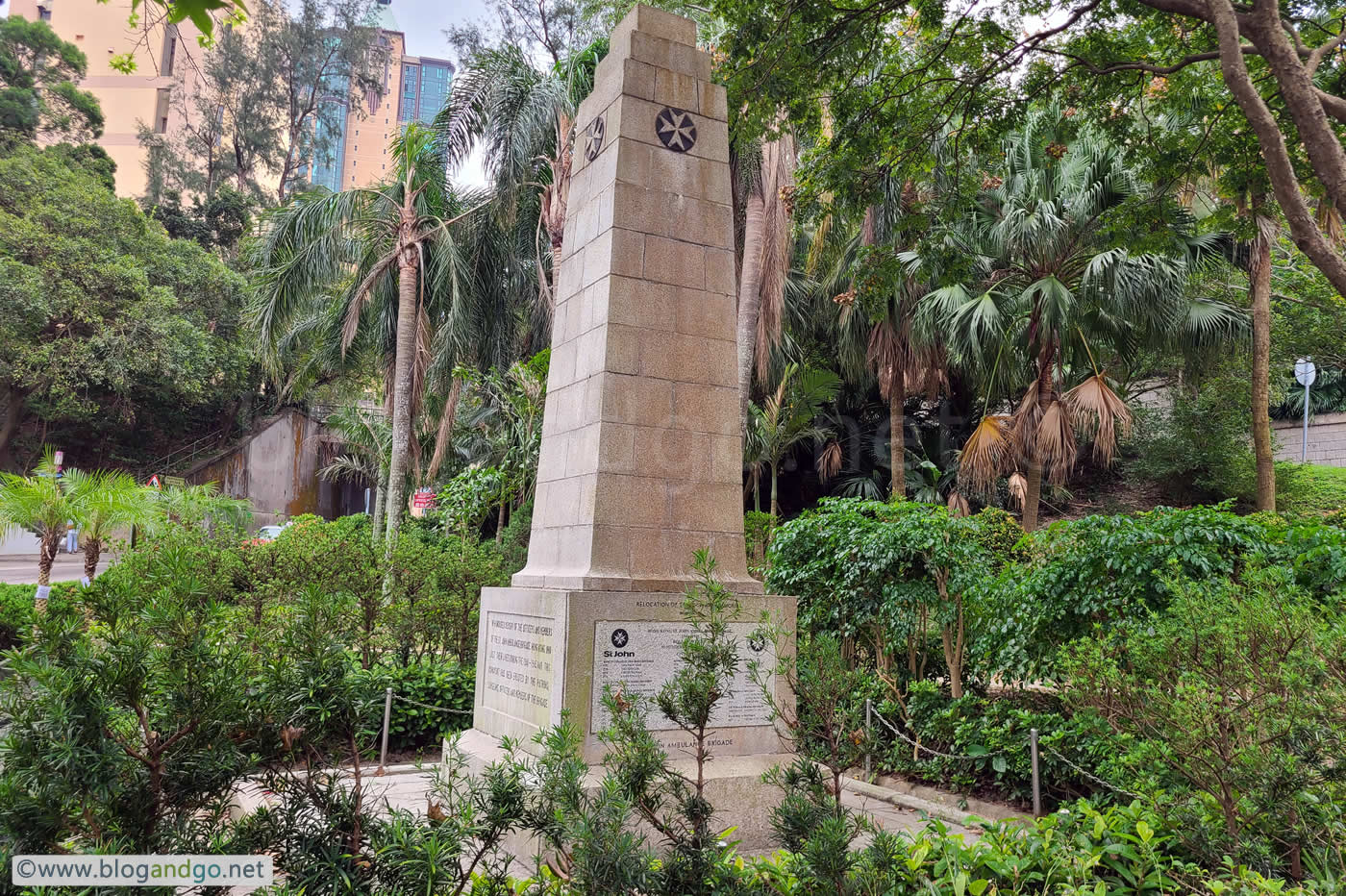 War Time Trail - St John Memorial at Wong Nai Chung Gap